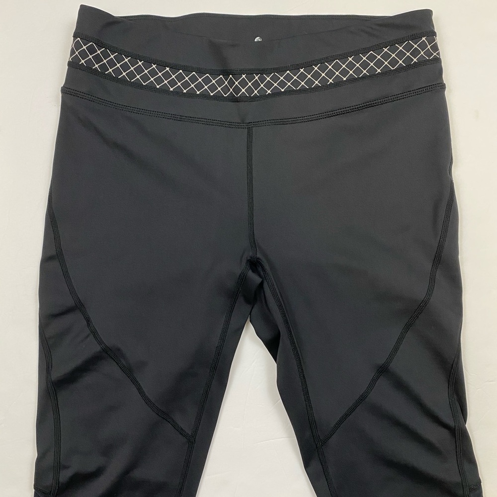 Athleta Compression Reflective Black Leggings - image 3